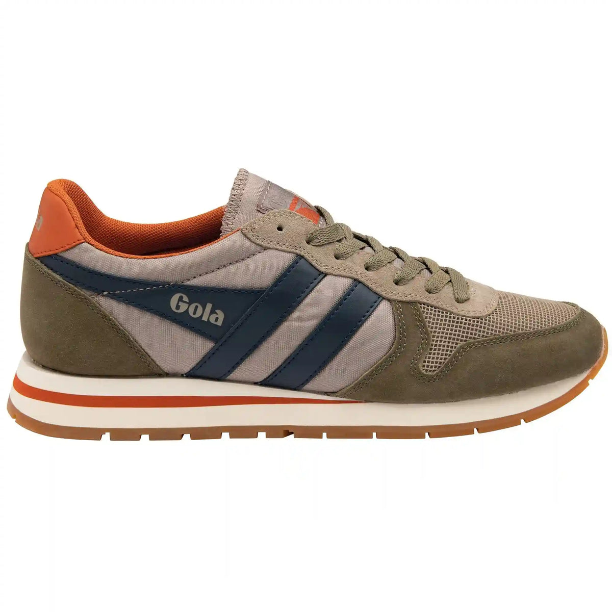 Gola Classics Men's Daytona Sneakers - Rhino/Khaki/Navy