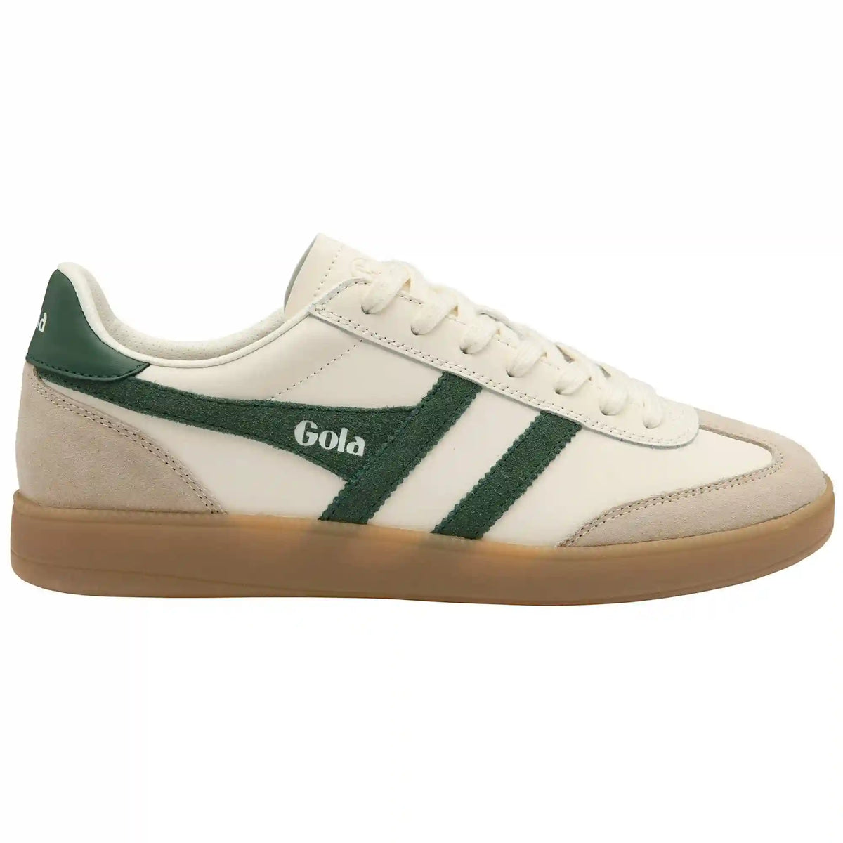 Gola Classics Men's Viper Leather Sneakers - Off White/Bone/Evergreen/Gum