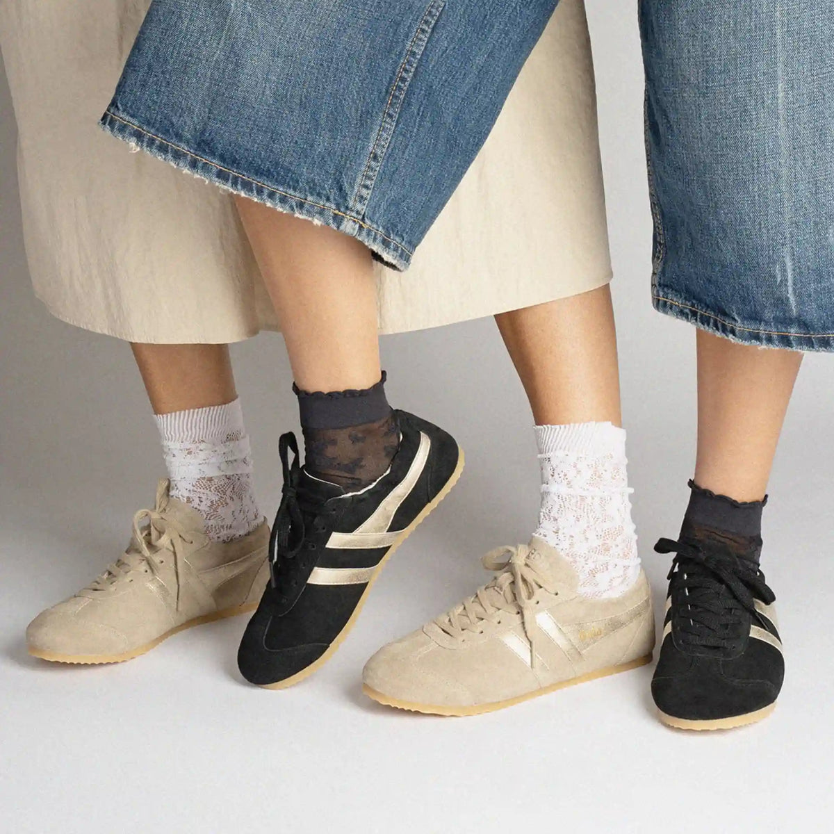 Gola Classics Women's Aurora Sneakers - Black/Gold