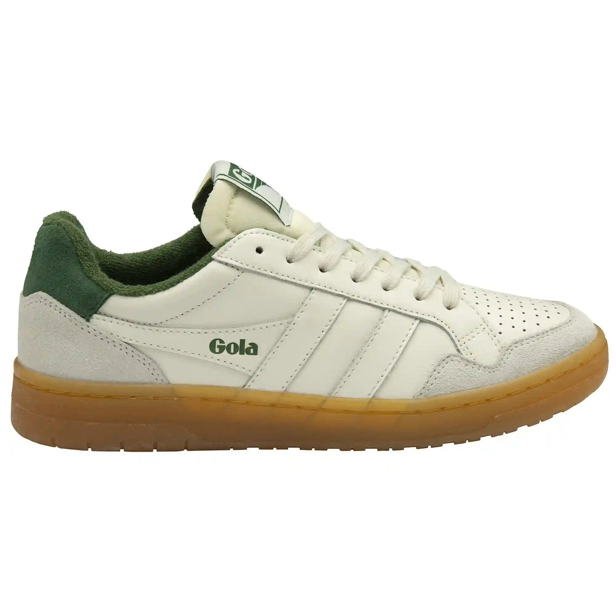 Gola Classics Women's Eagle '86 Sneakers - Off White/Evergreen/Gum