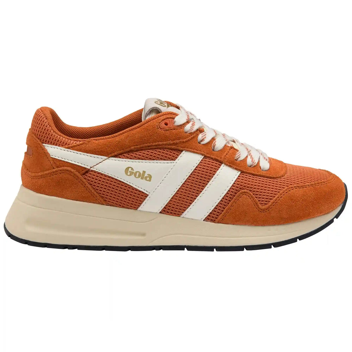 Gola Classics Women's Delta Sneakers - Moody Orange/Off White
