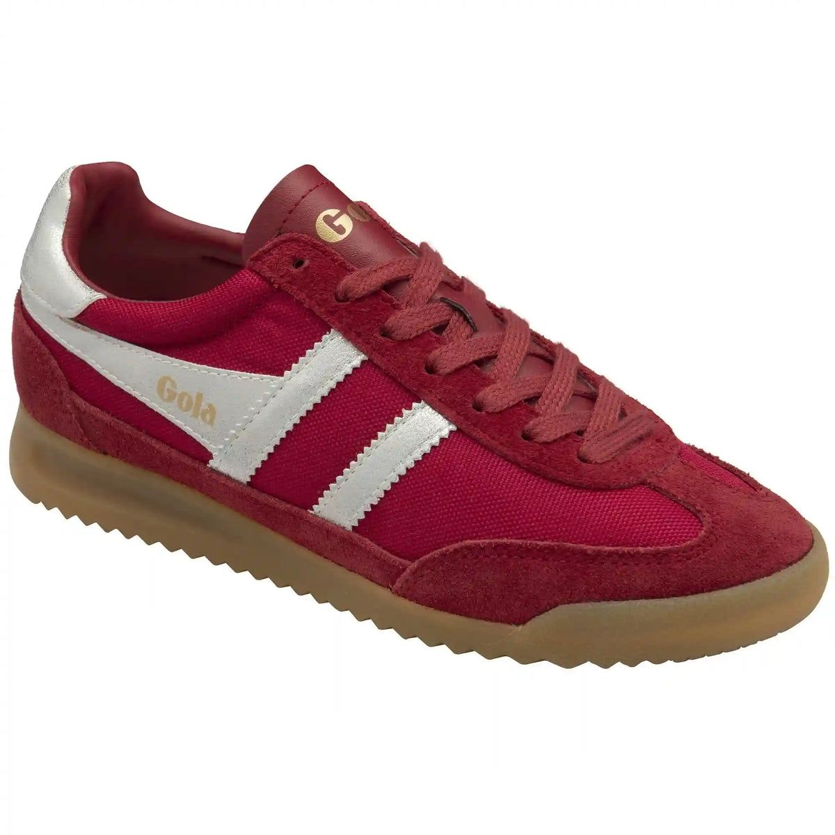 Gola Classics Women's Tornado Sneakers - Deep Red/Silver