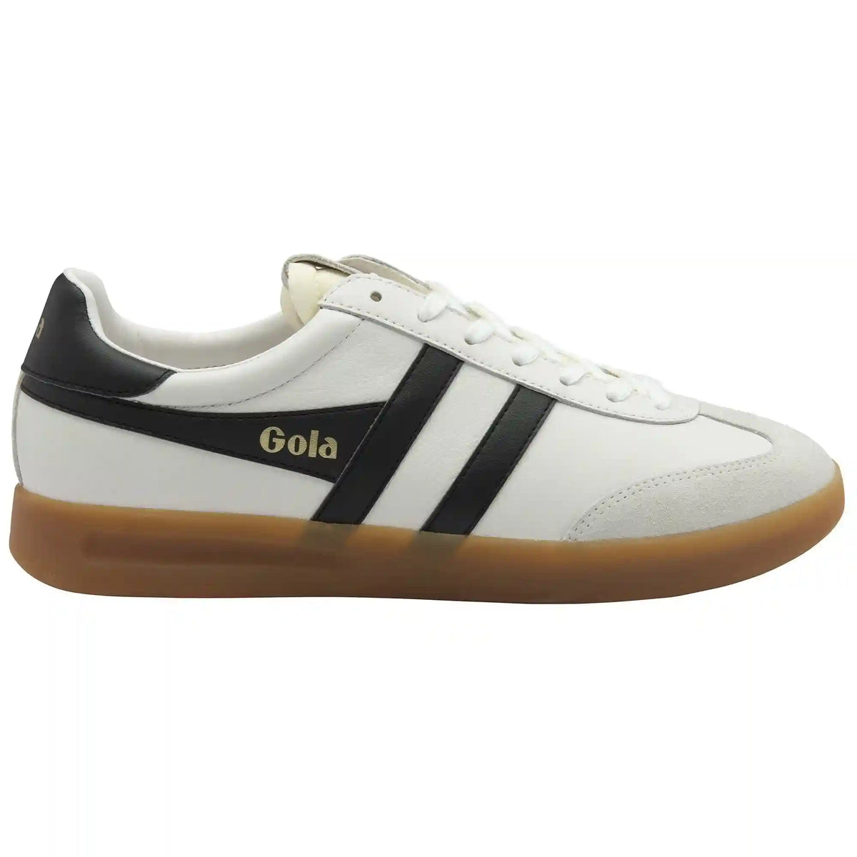 Gola Classics Men's Cyclone Leather Sneakers - White/Black/Gum